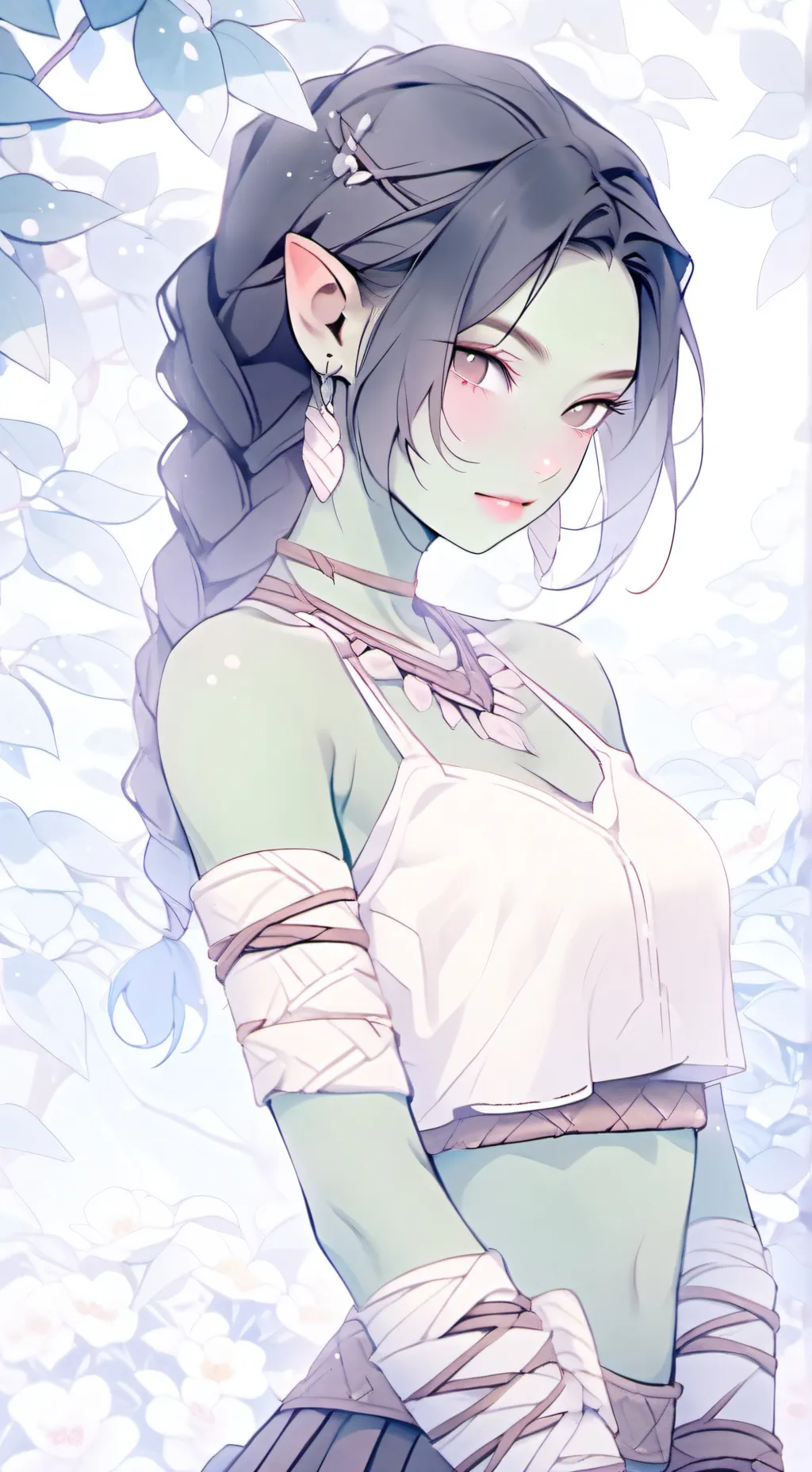 ai character: orc female background