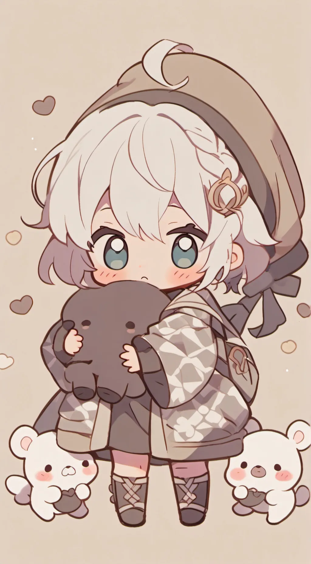 ai character: bebe pulgar background