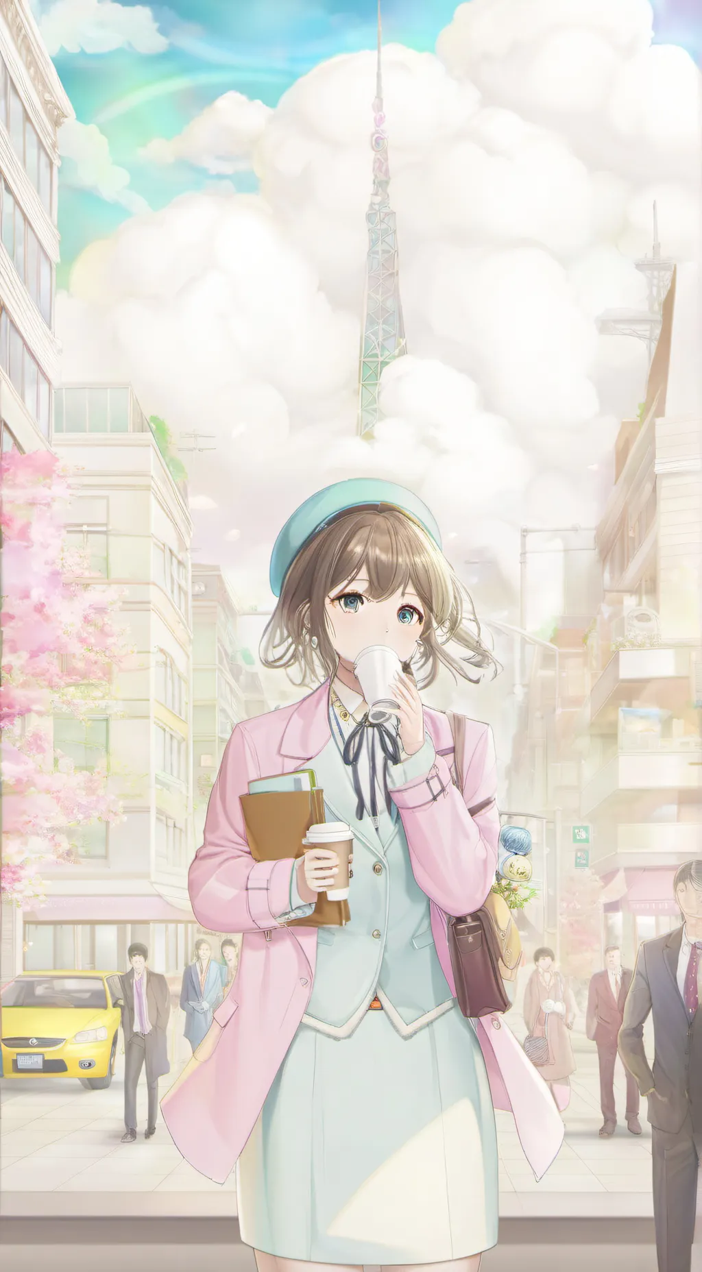 ai character: wenda hates gray background