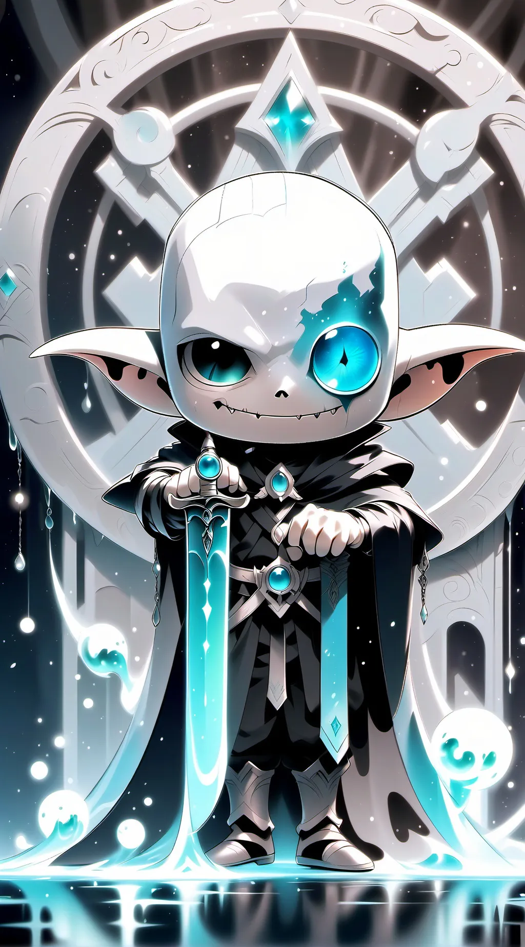 ai character: sans background