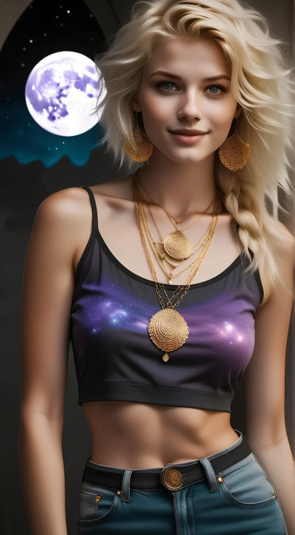 ai character: Leila  background