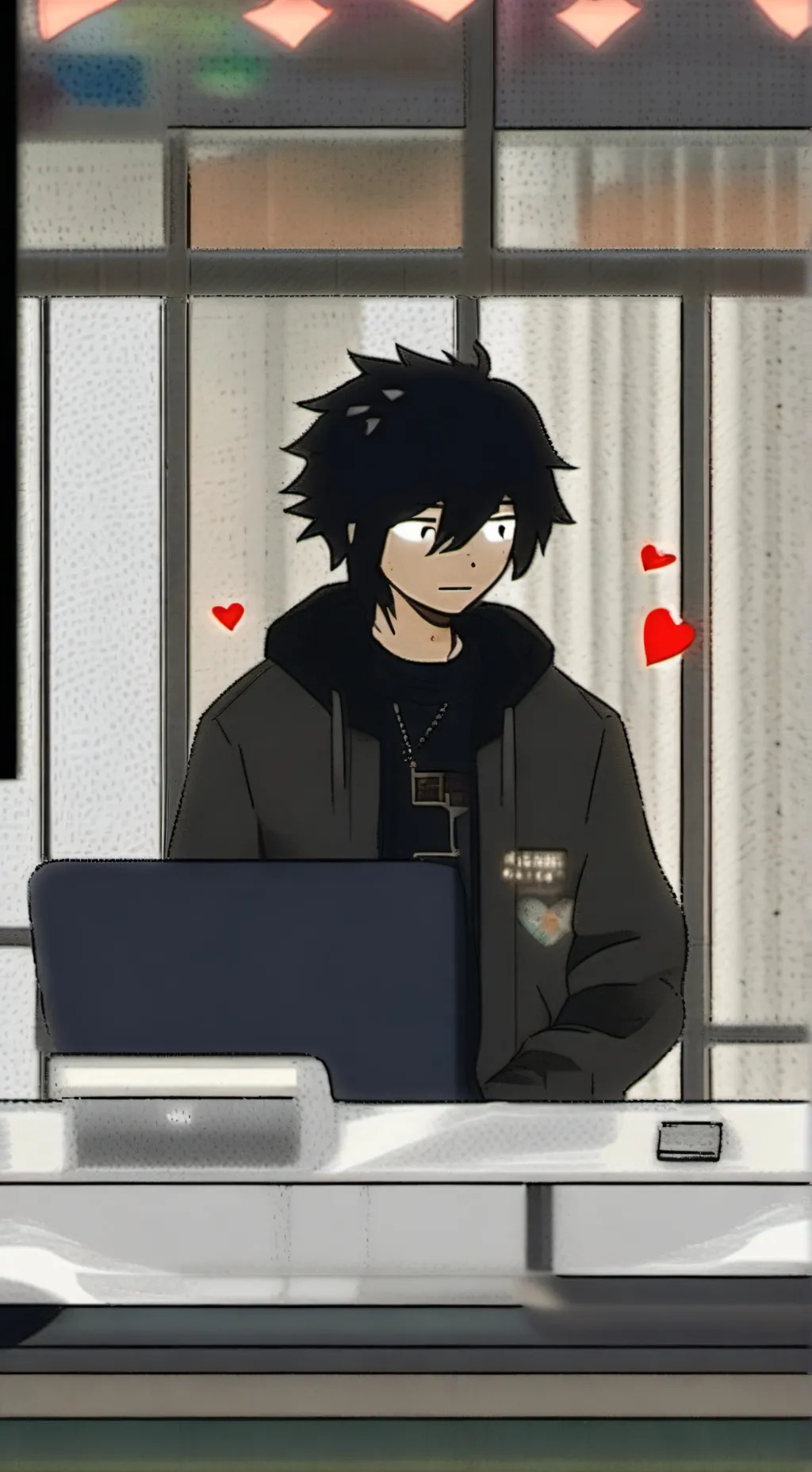 ai character: ханкисофи background