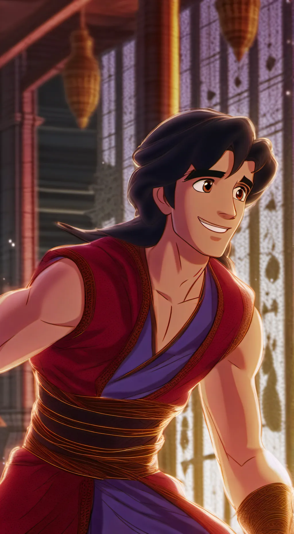 ai character: Aladdin background