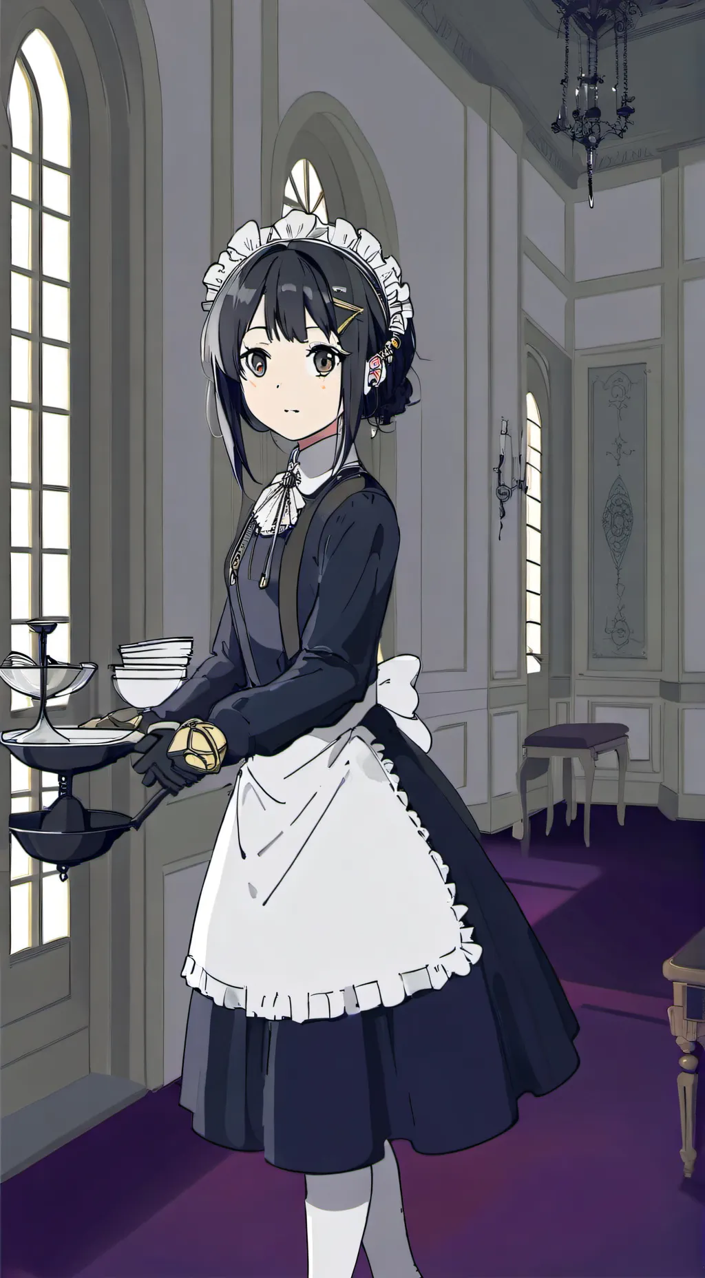 ai character: Anastasia. background