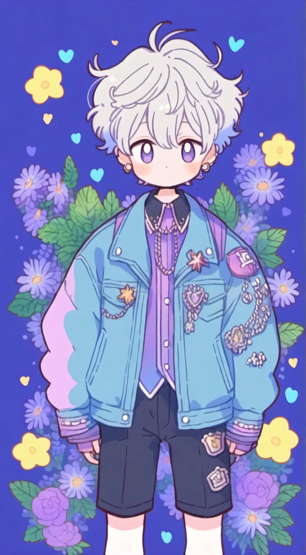 ai character: IzukuCrush fromLOV background