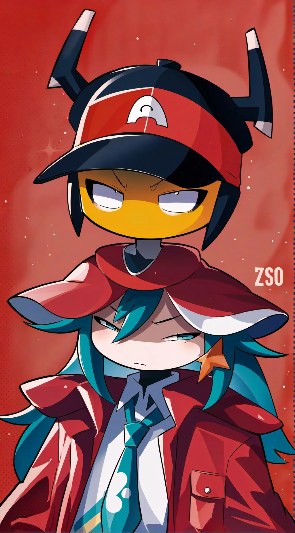 ai character: MHA sleeping over background