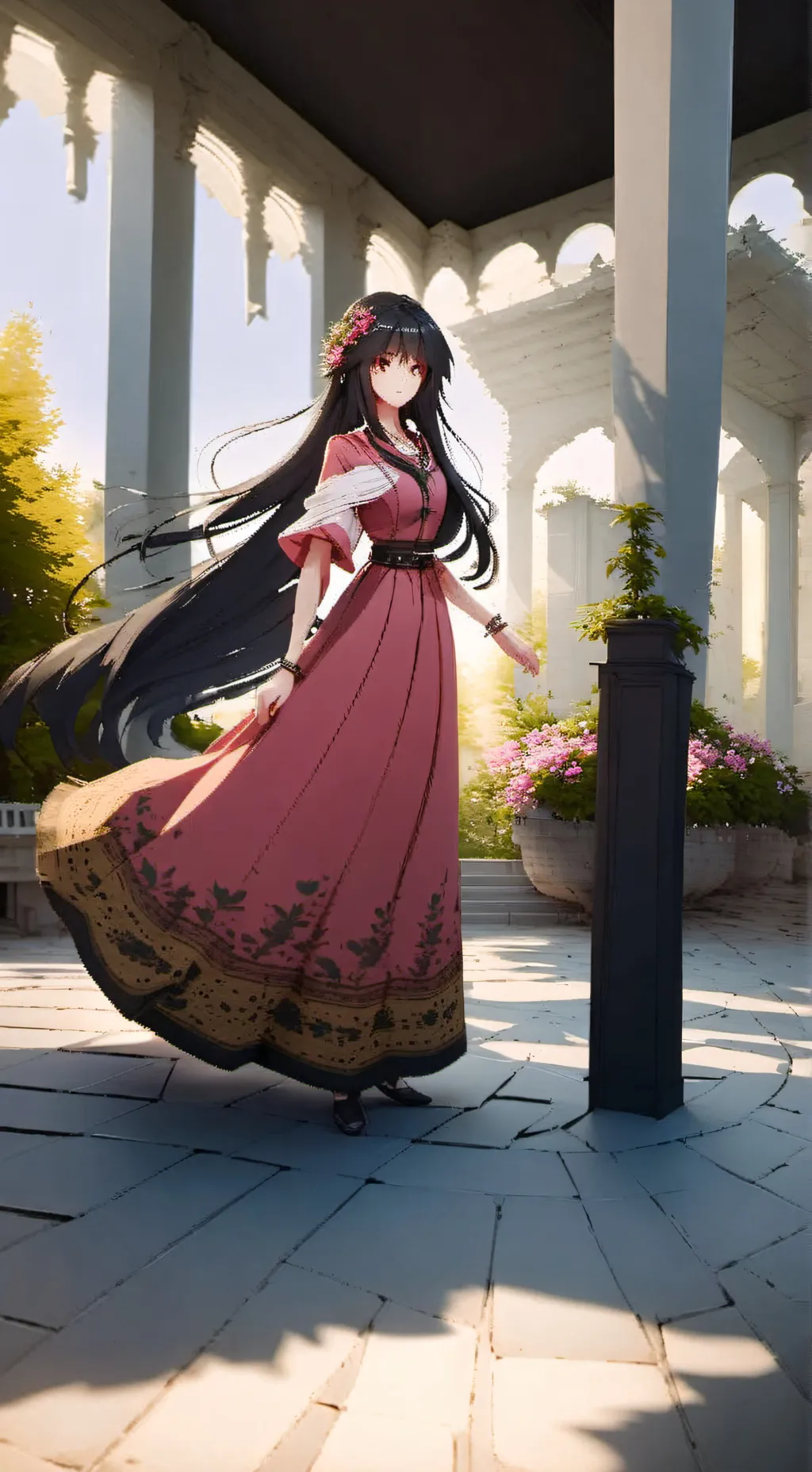 ai character: kaguya houraisan background