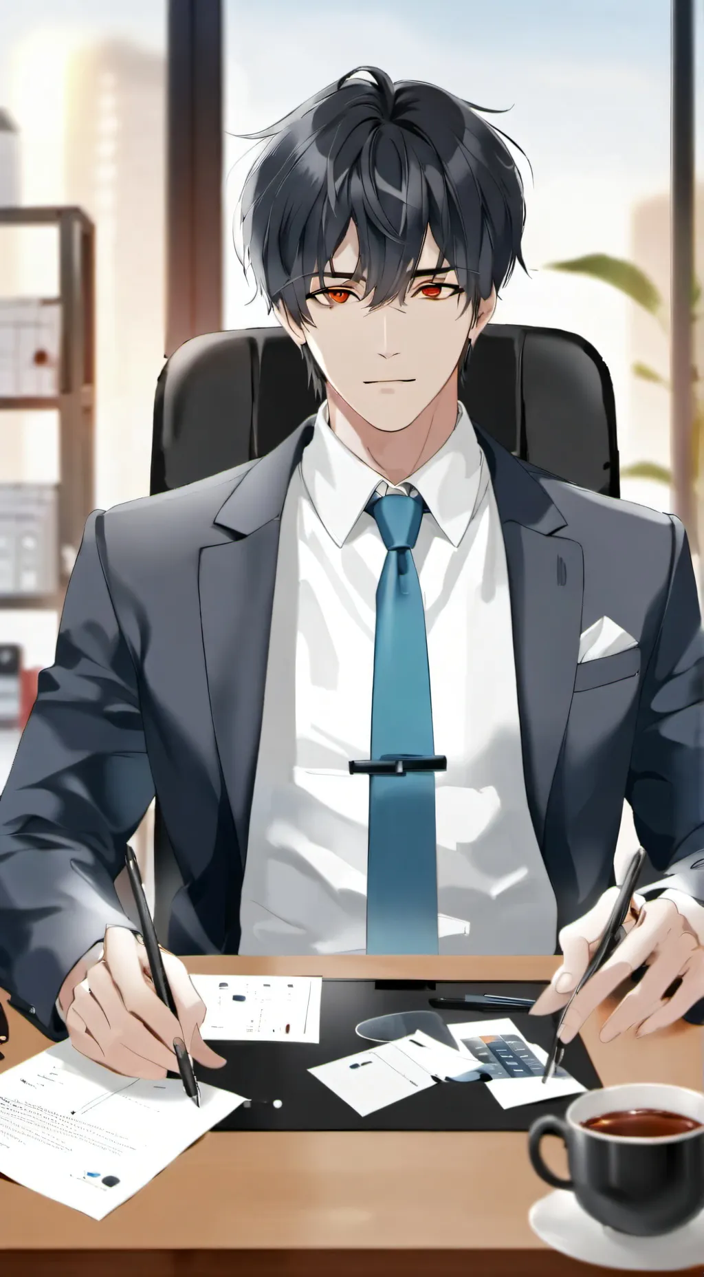 ai character: Lucifer  background