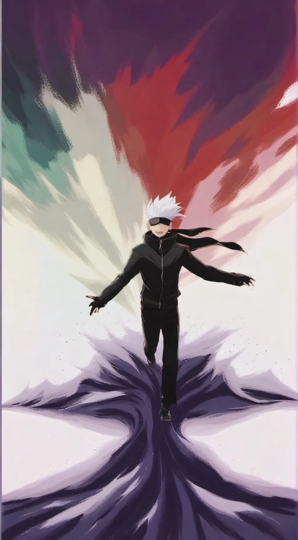 ai character: Gojo🥀 background