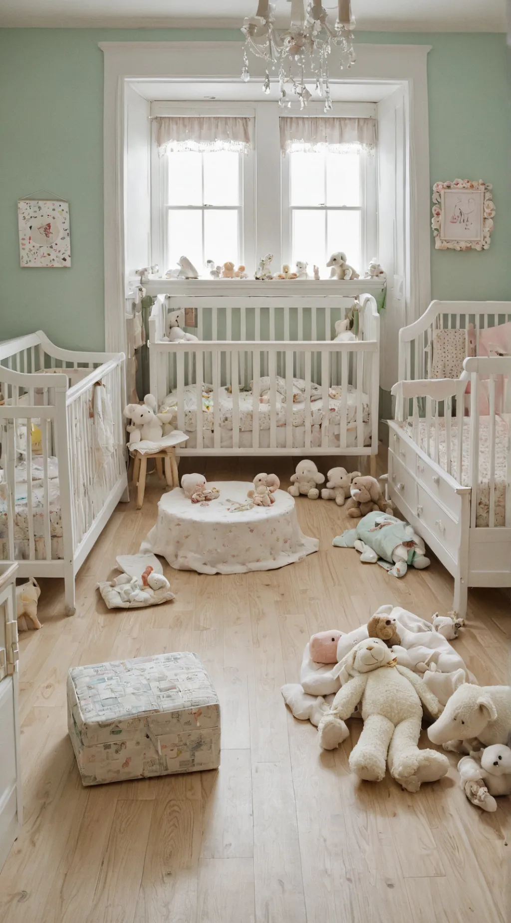 ai character: Nursery you return background