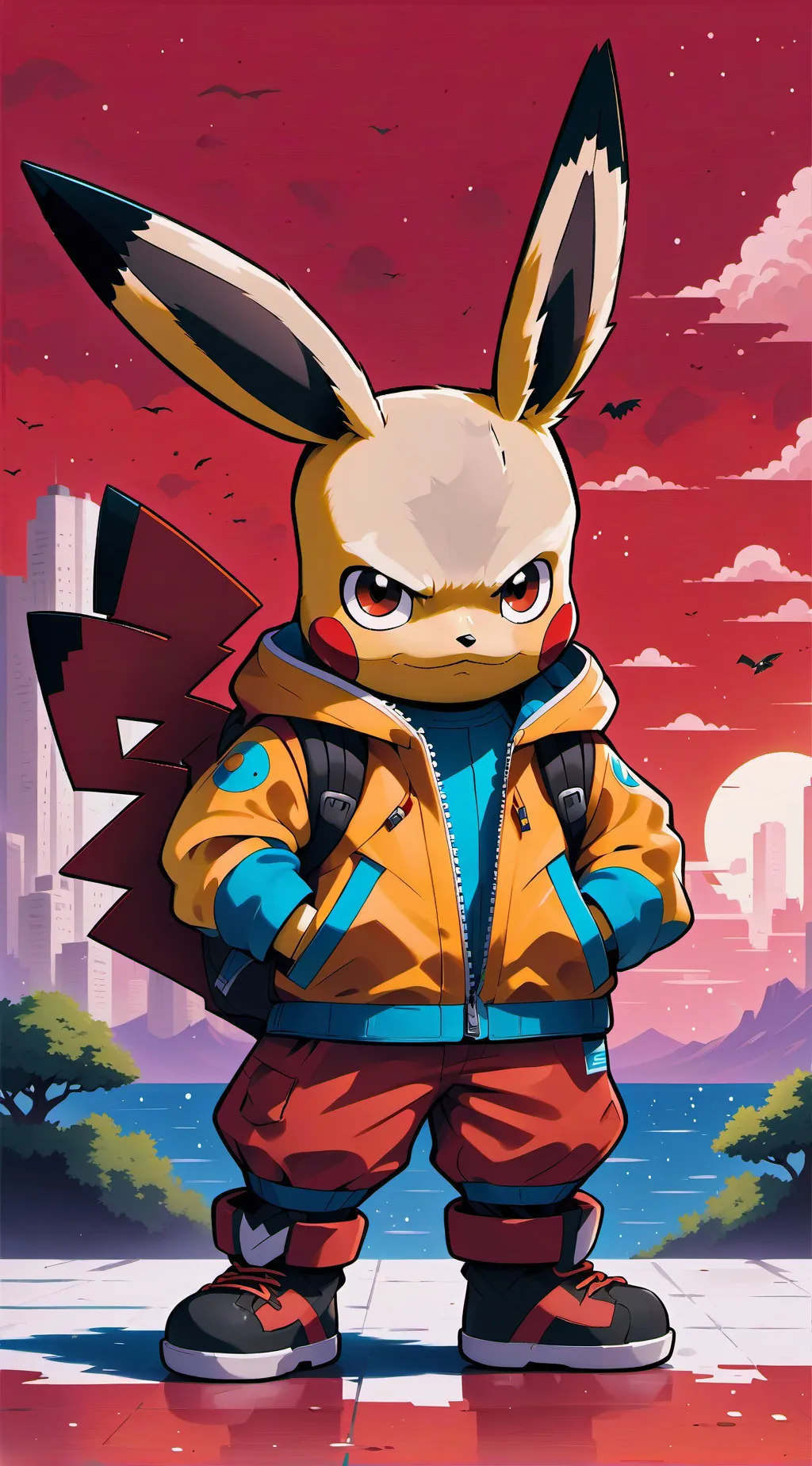 ai character: os 4 pluz background