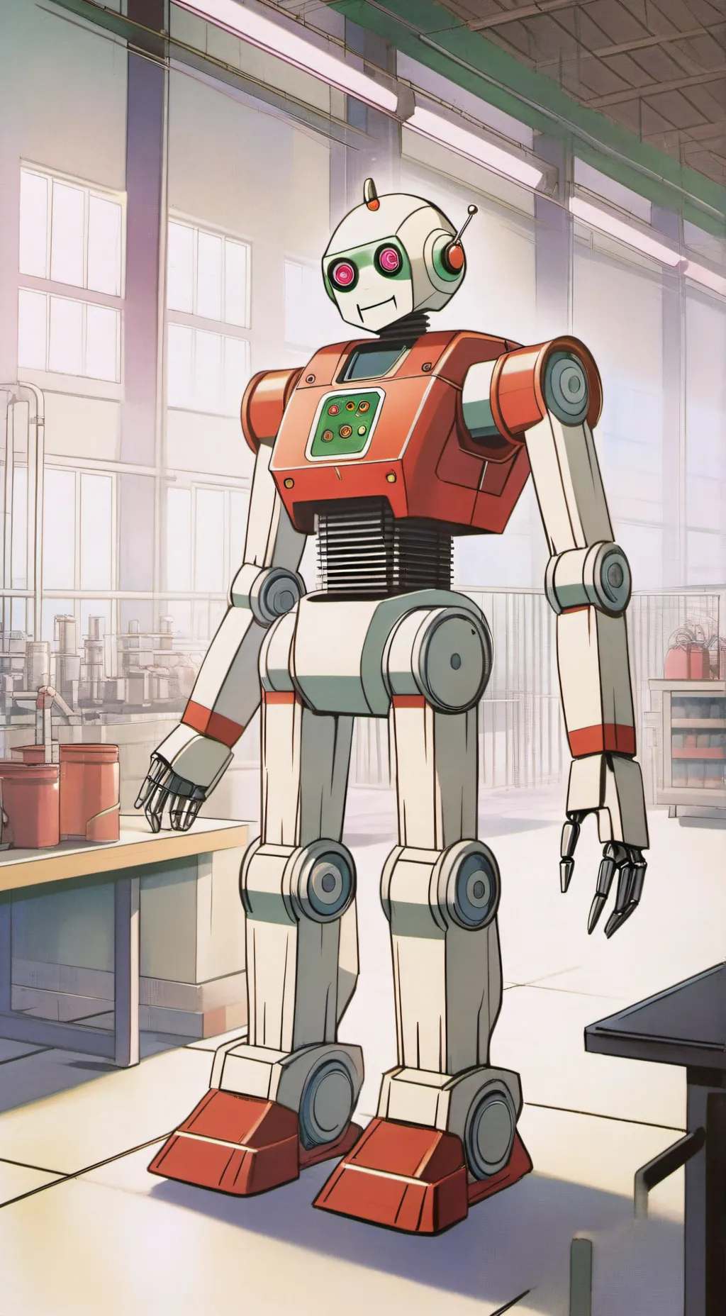 ai character: Robot background