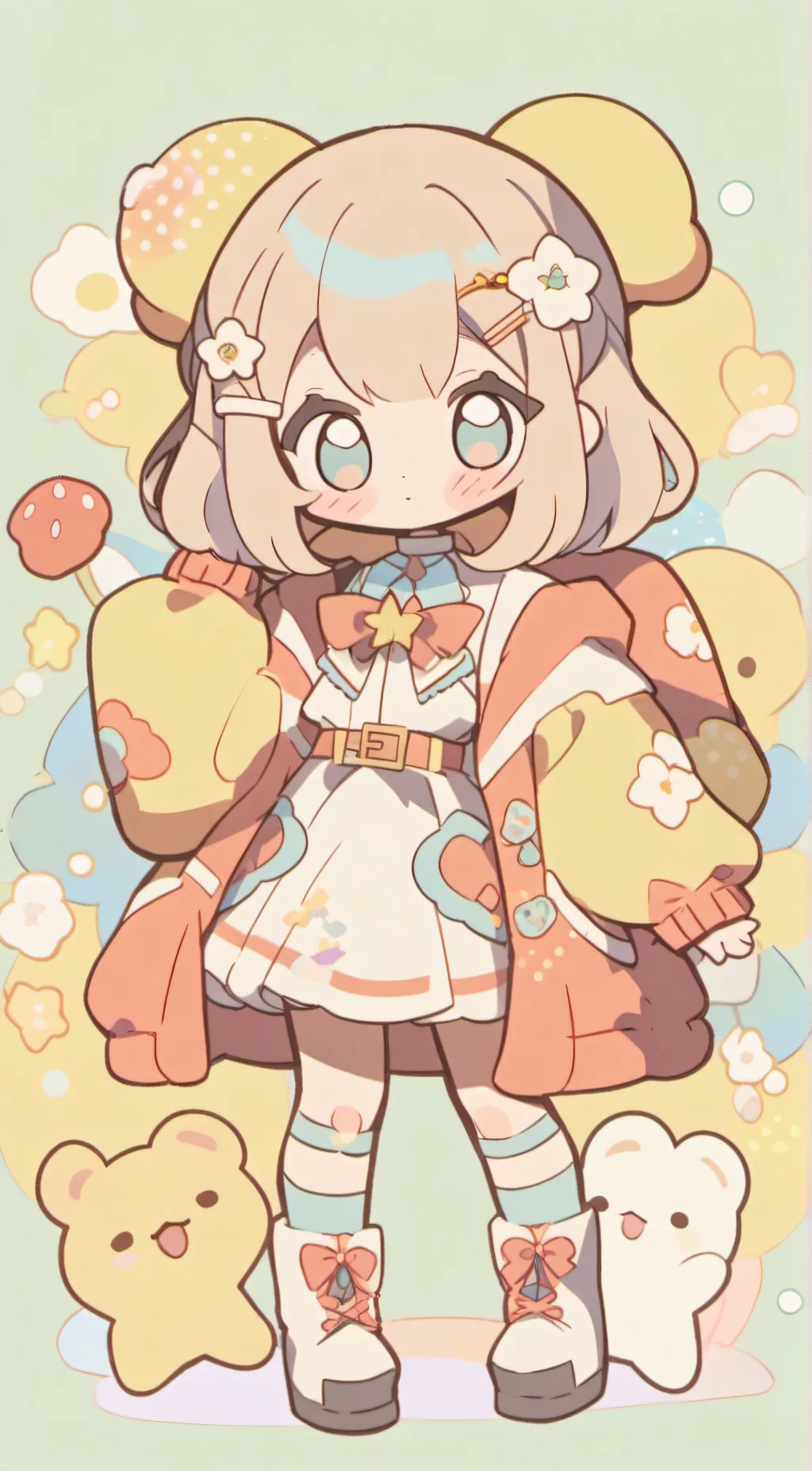 ai character: Mha chaud background