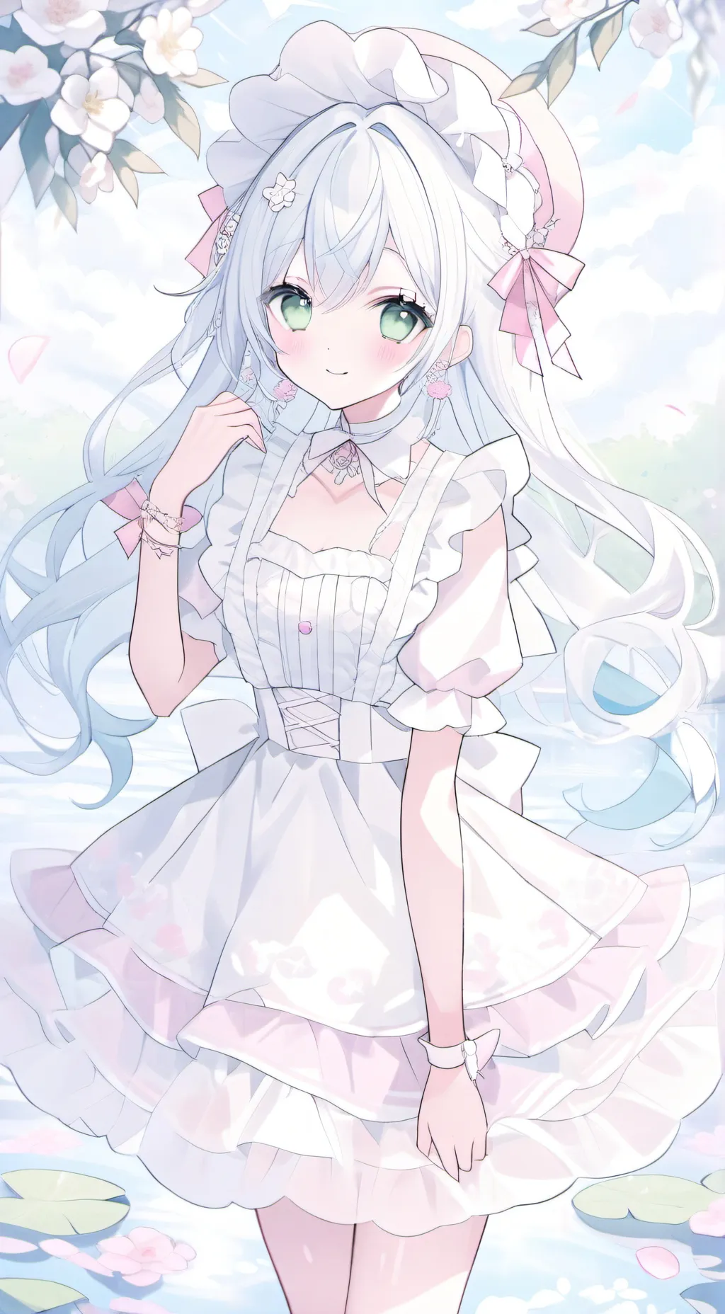 ai character: sus girl background