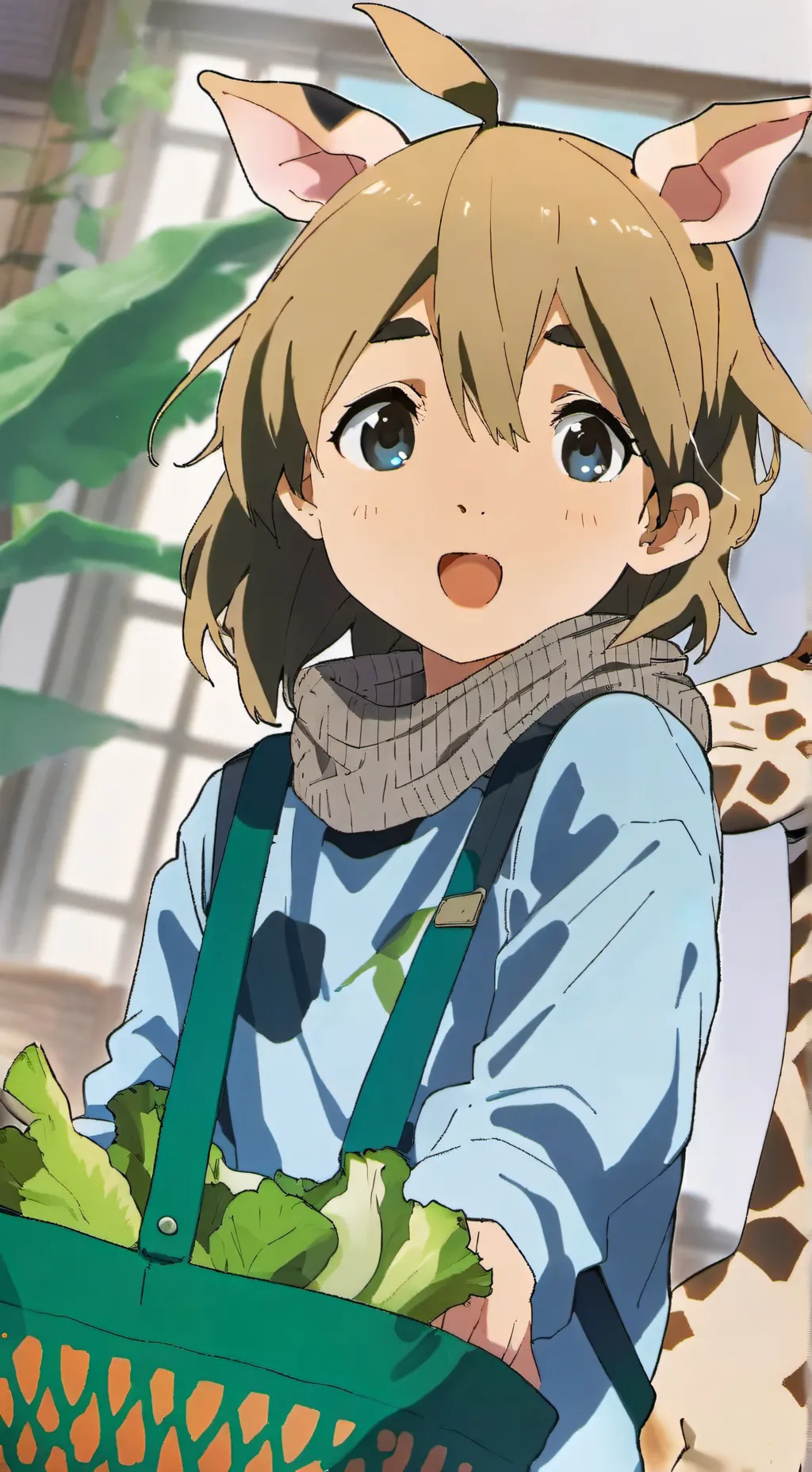 ai character: Mocha the Pig Furry background