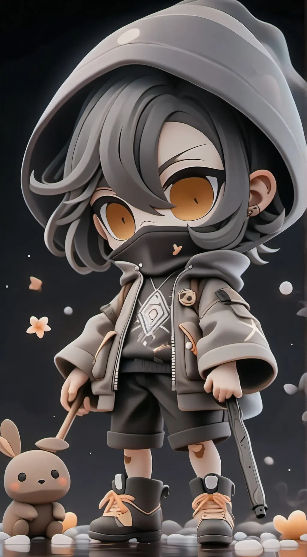 ai character: Vee background