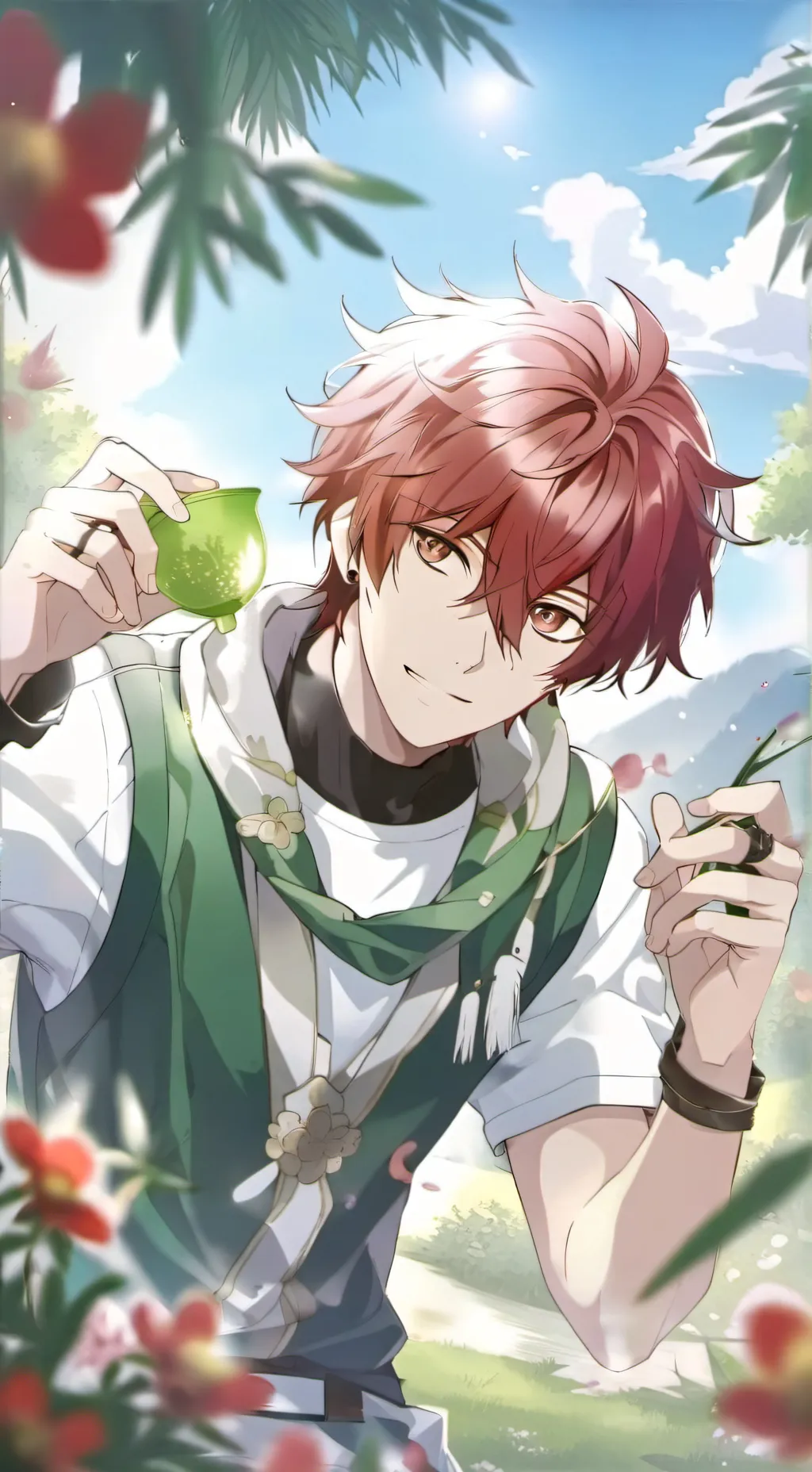 ai character: Zane  background