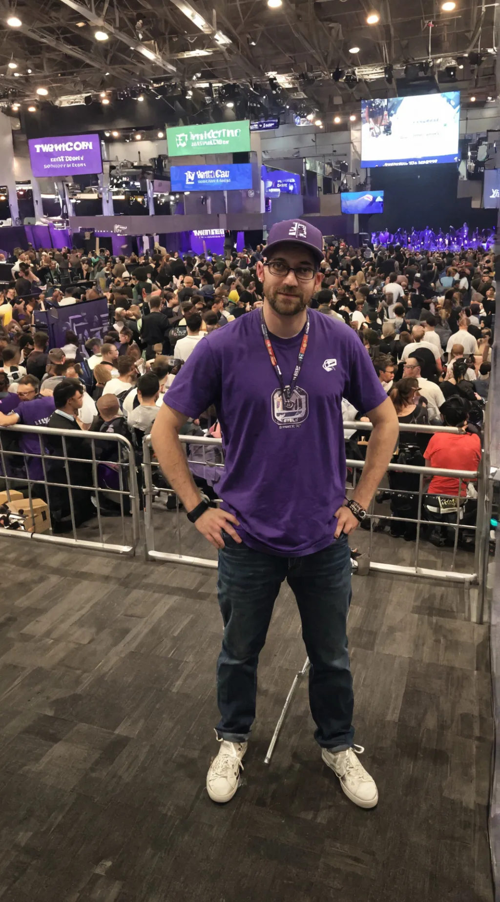 ai character: Twitchcon background