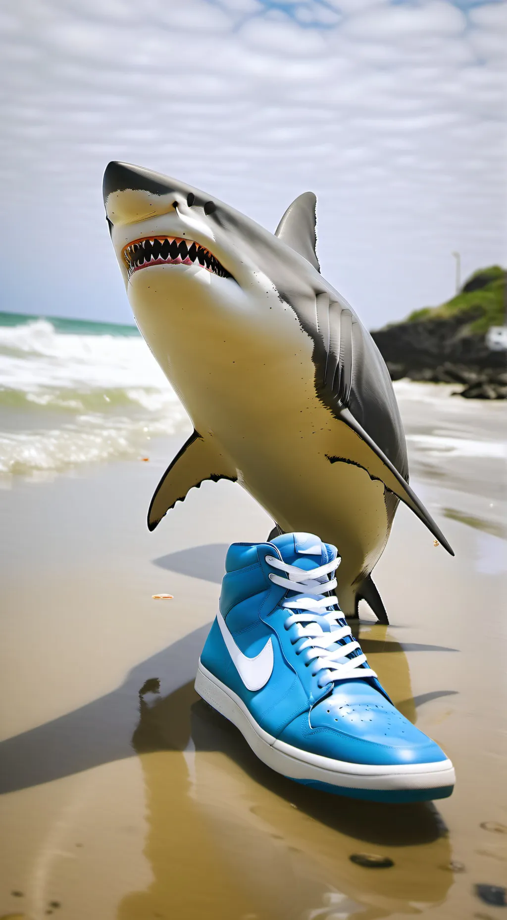 ai character: tralalelo tralala background