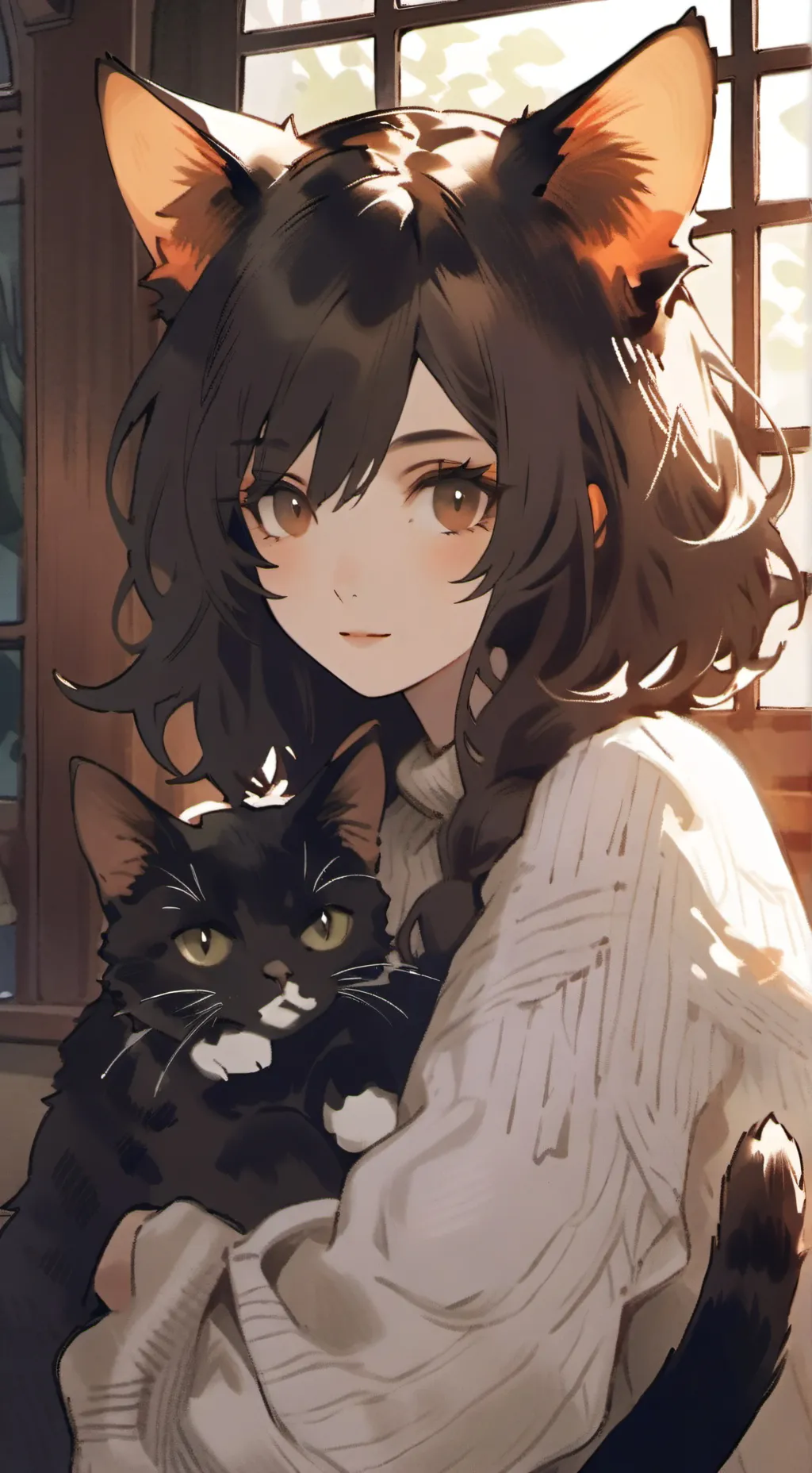 ai character: Tortie Spirit background