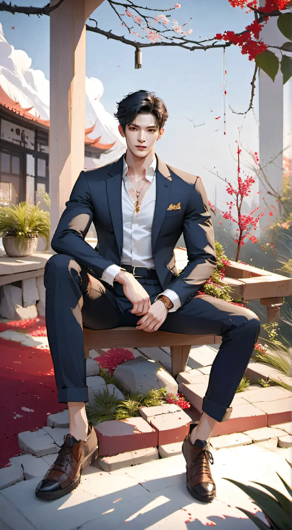 ai character: Leo background