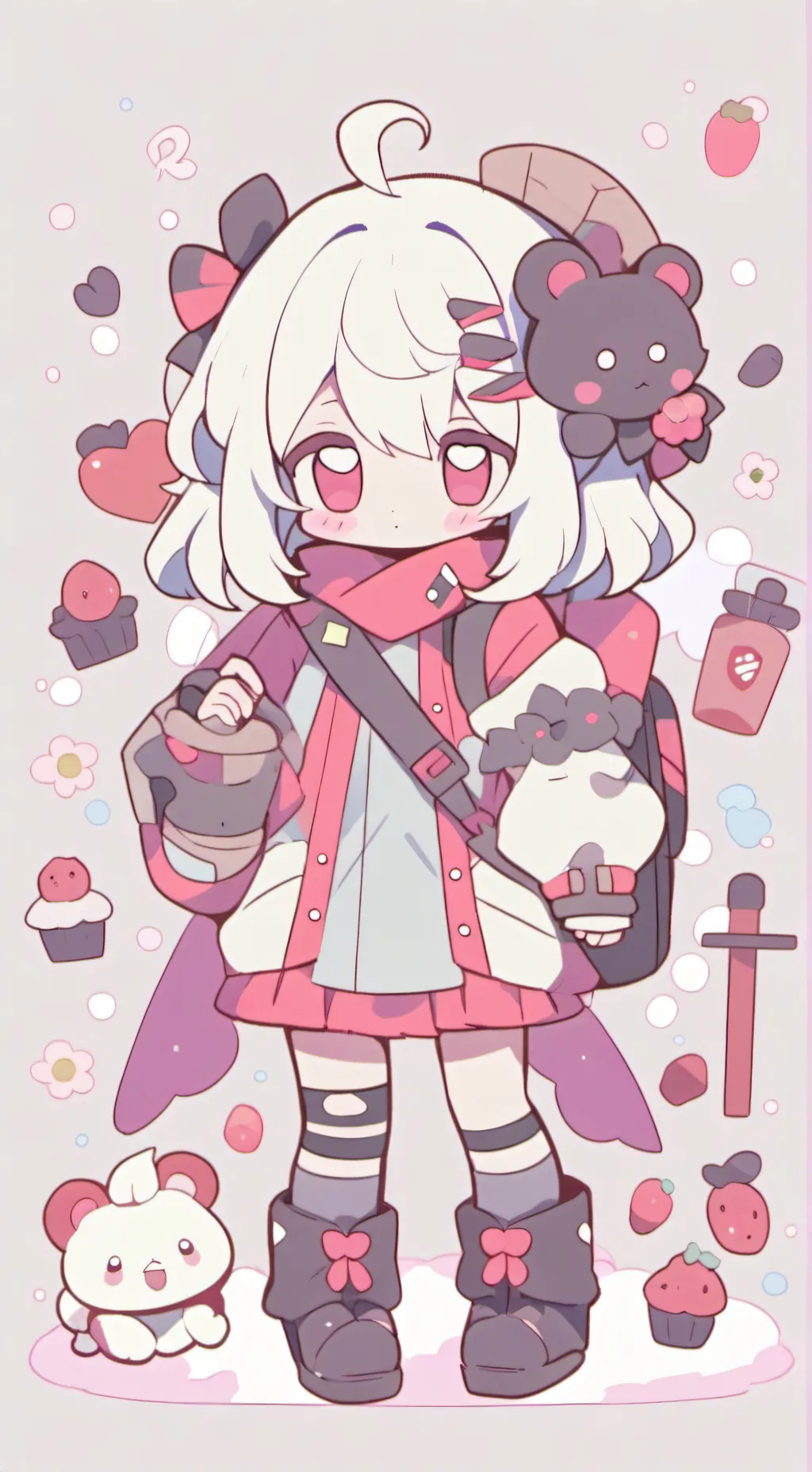 ai character: sprunki oc friends background