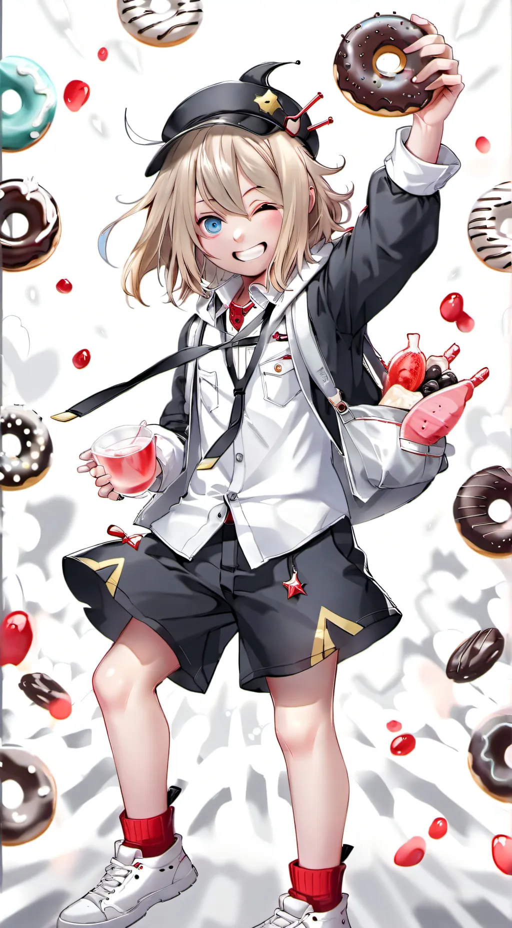 ai character: Donut Girl Harlee background