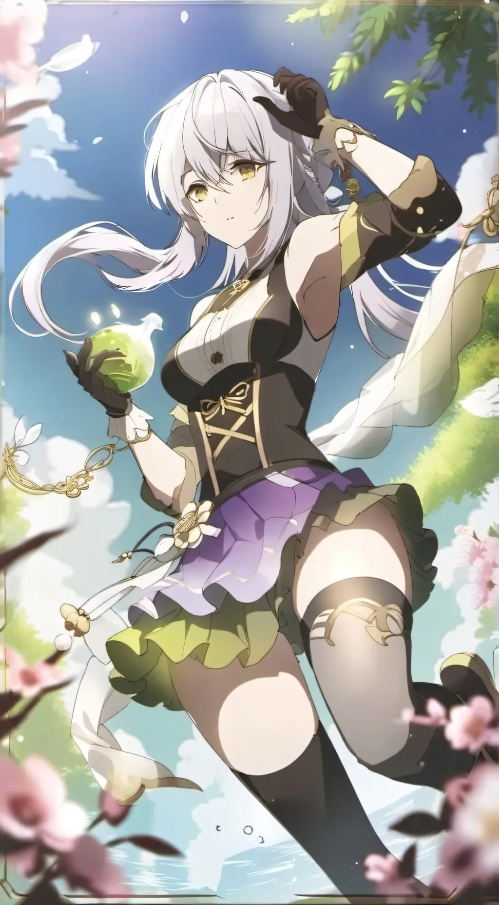 ai character: JJK Gran herida background