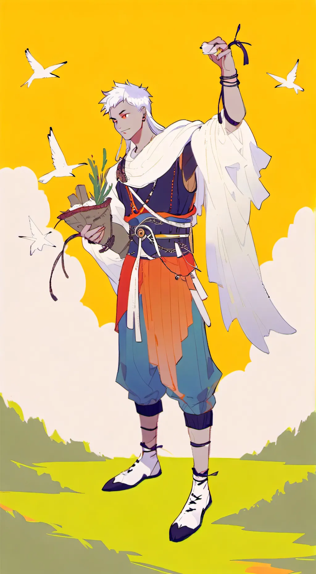 ai character: meat stopper  background