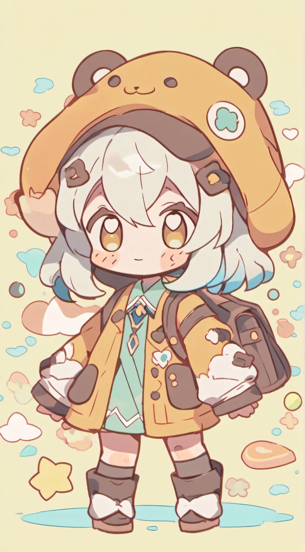 ai character: Mha Final Battle background