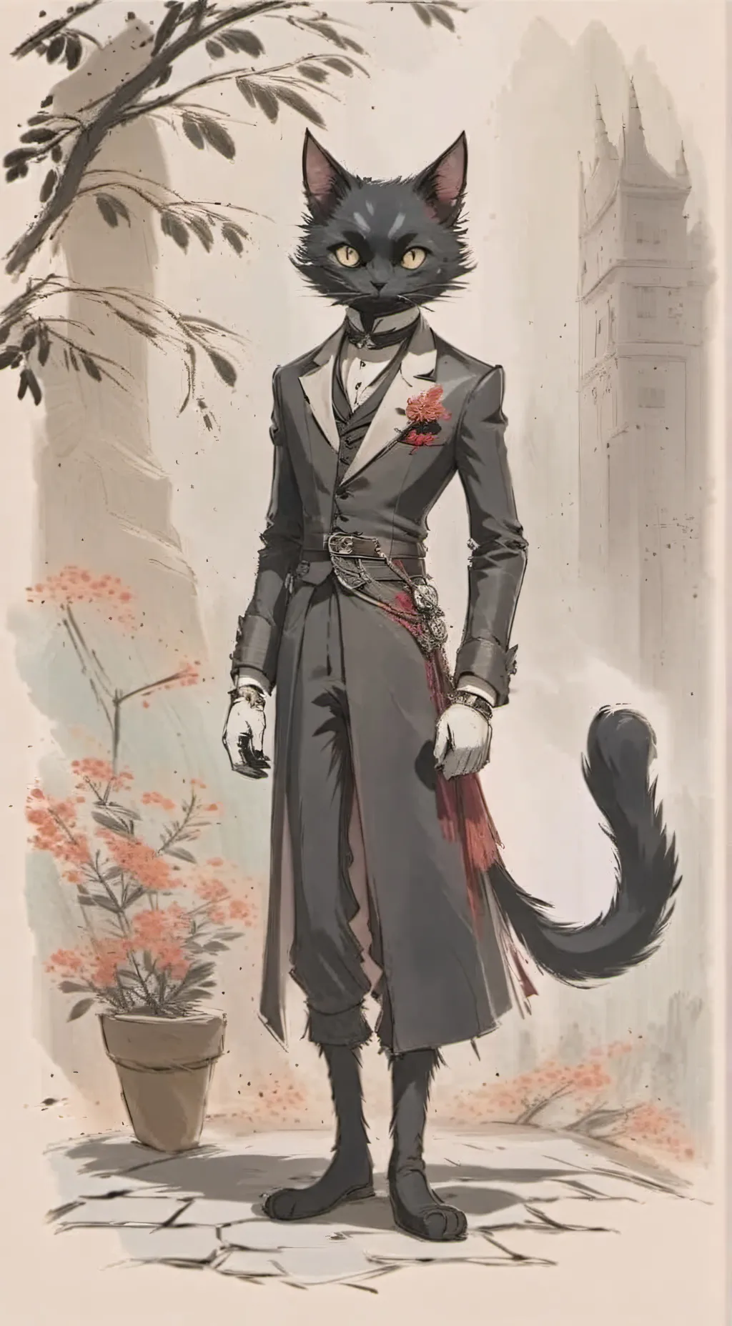 ai character: T. H. creatures background