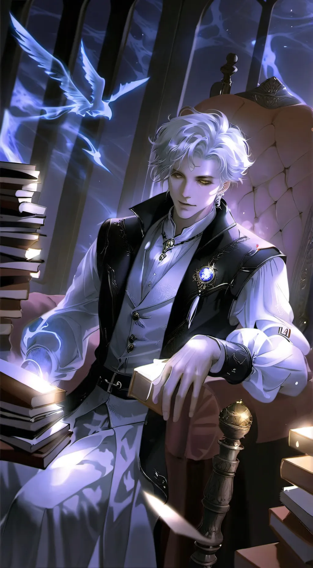 ai character: Lucien background