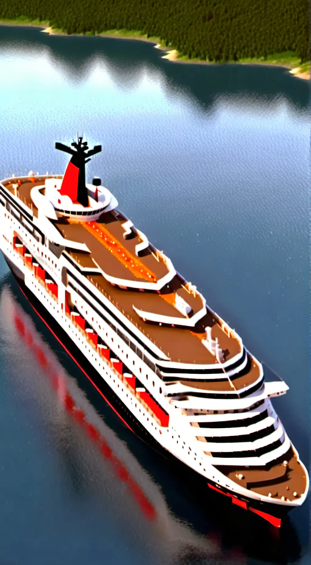 ai character: czech cruise ship background