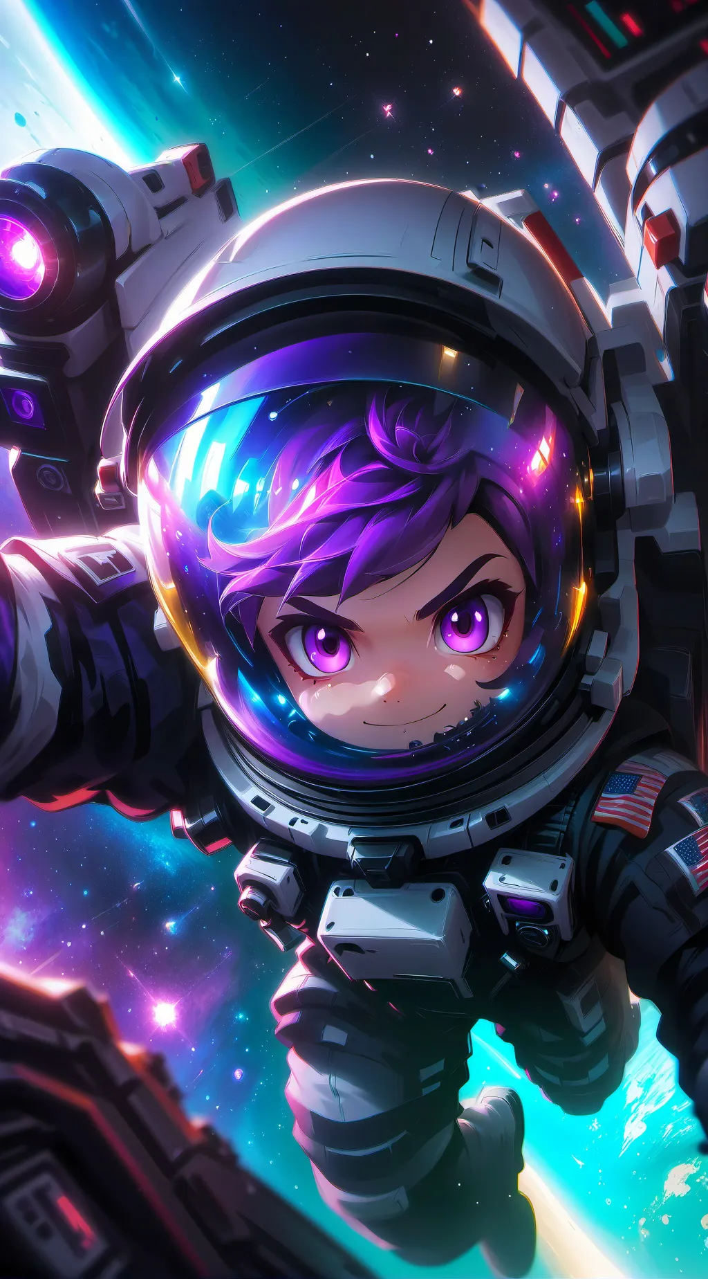 ai character: Among us background