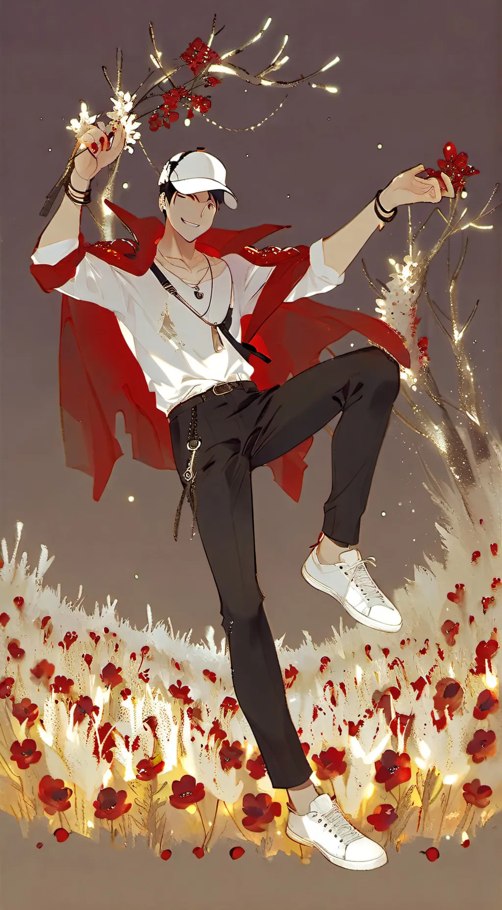 ai character: pizzaing background