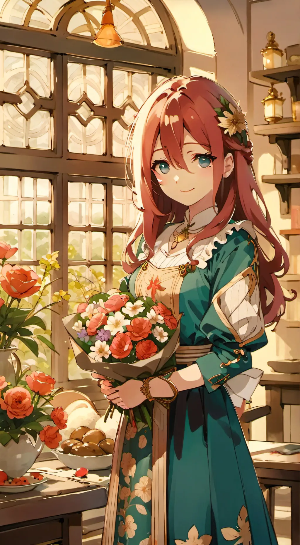 ai character: esposa e hija background