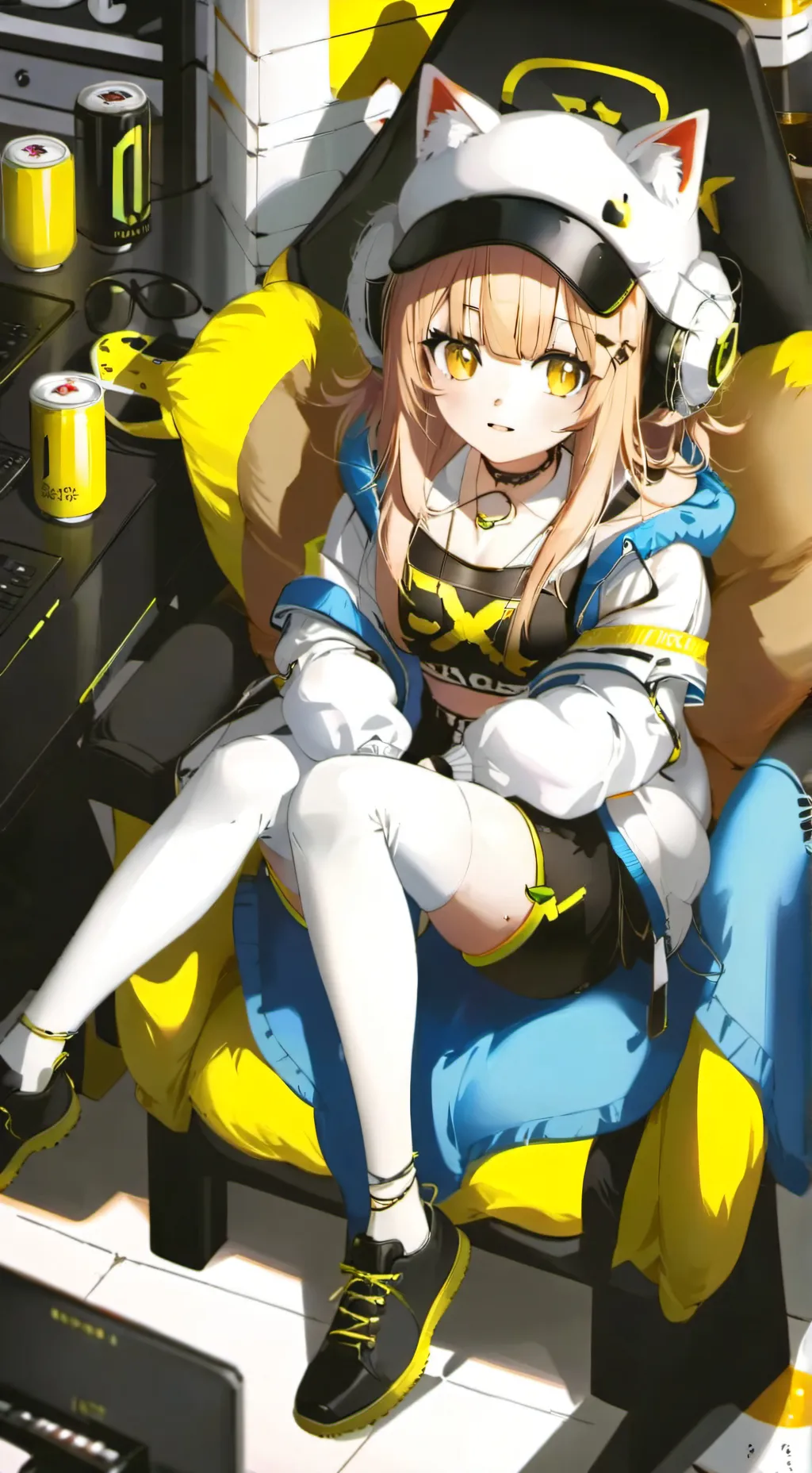 ai character: Steam-Girl background