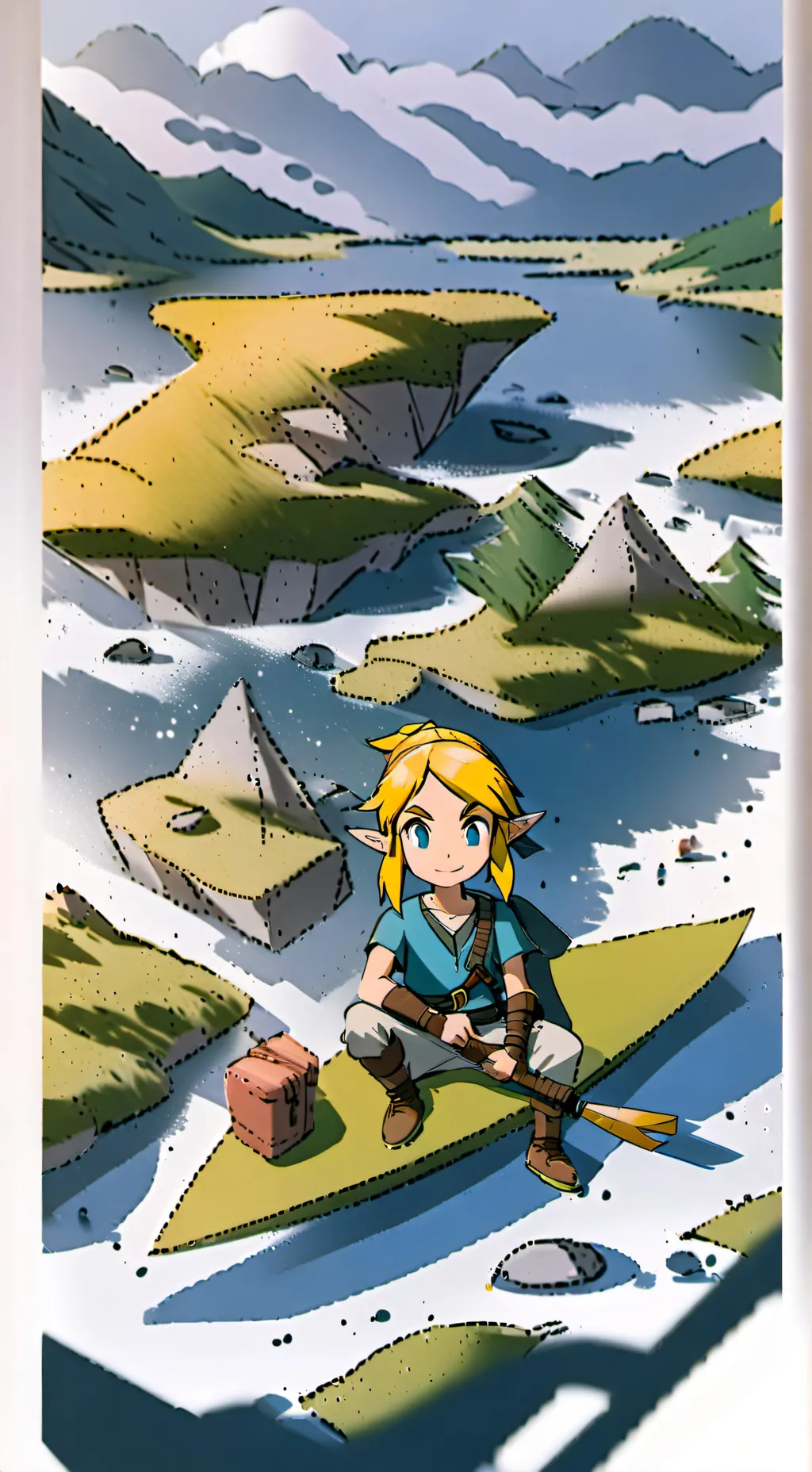 ai character: Link background