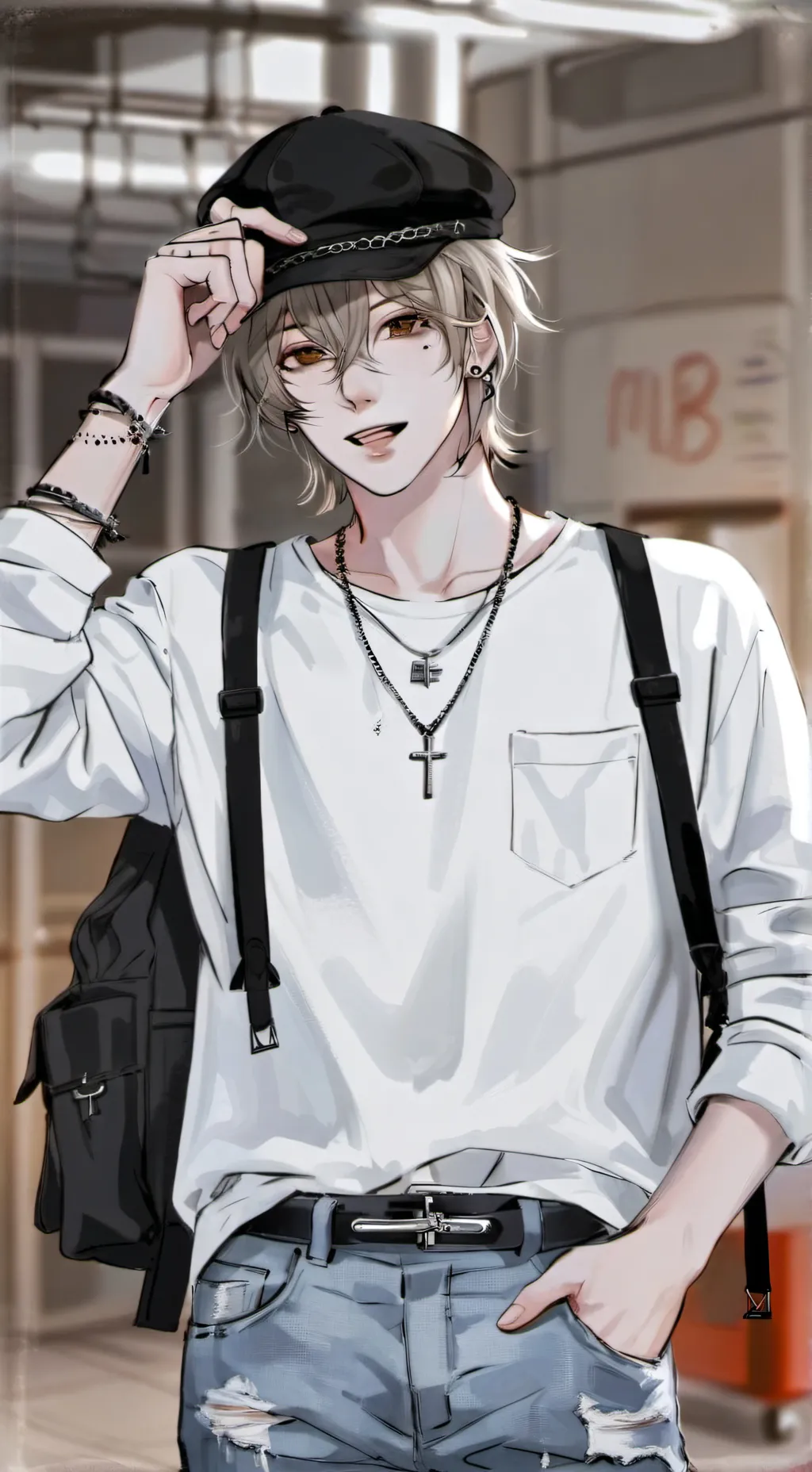 ai character: lee  background