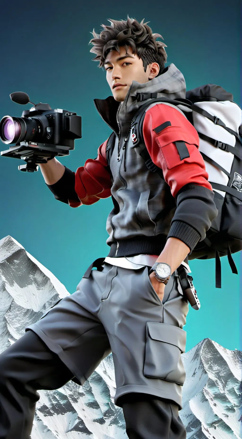 ai character: inoxtag  background