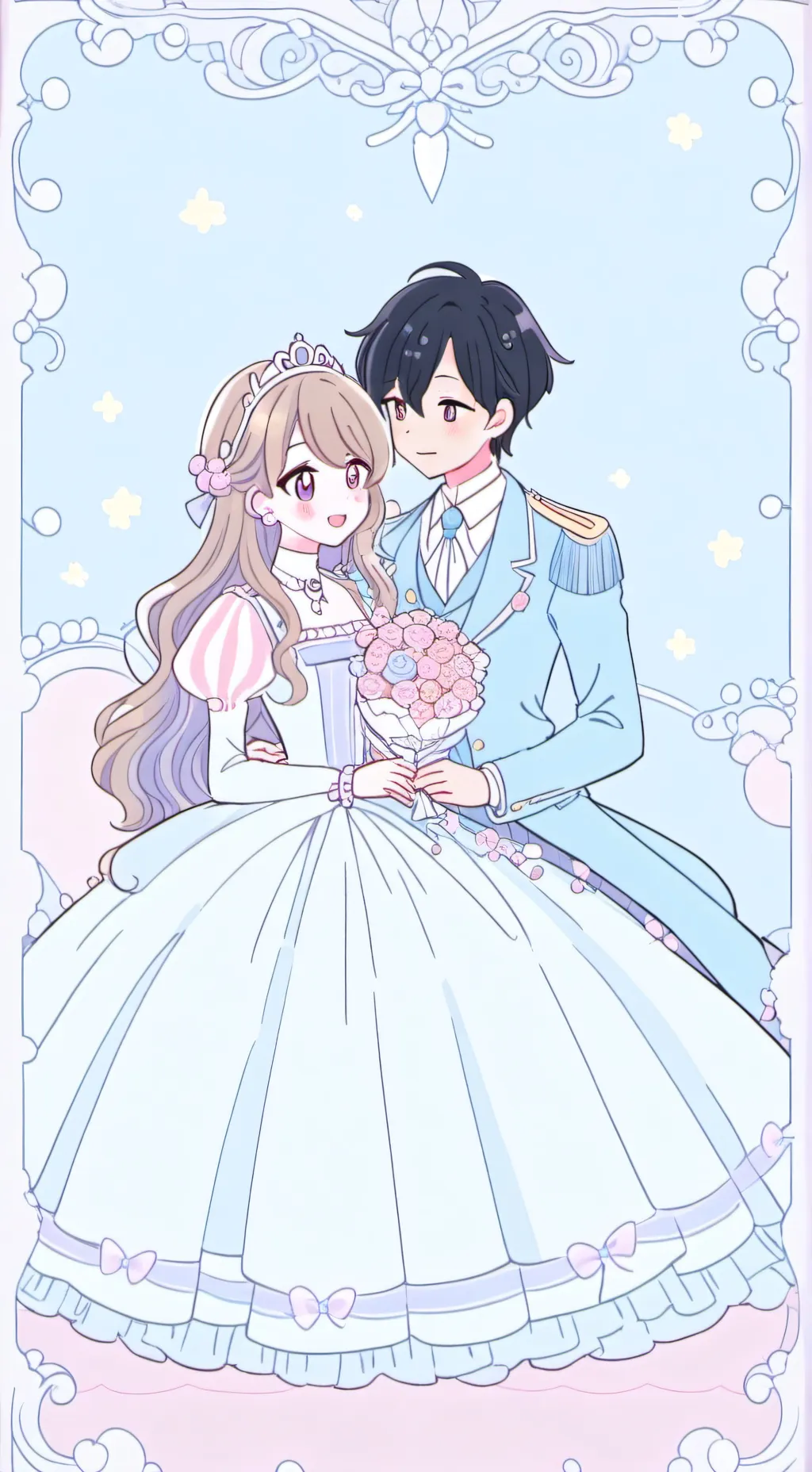 ai character: Lukas undFreundin background