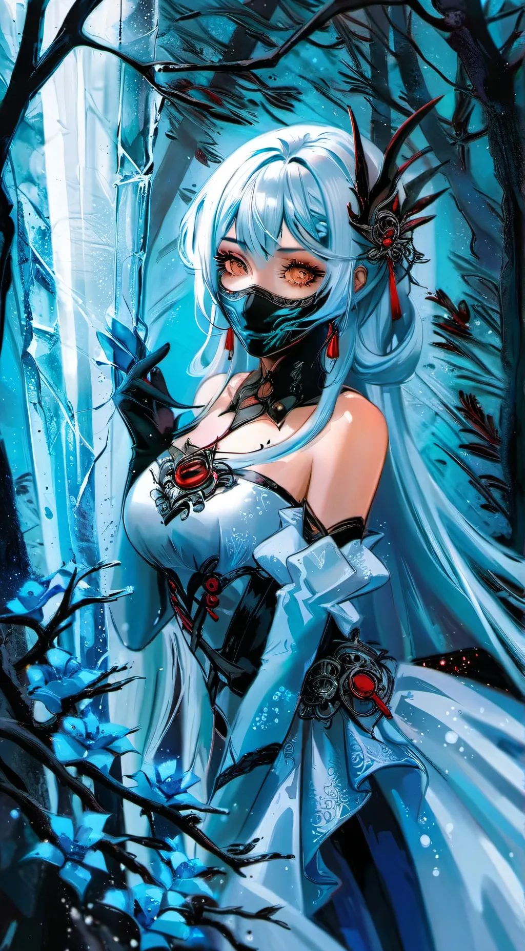 ai character: sub zero daughter  background