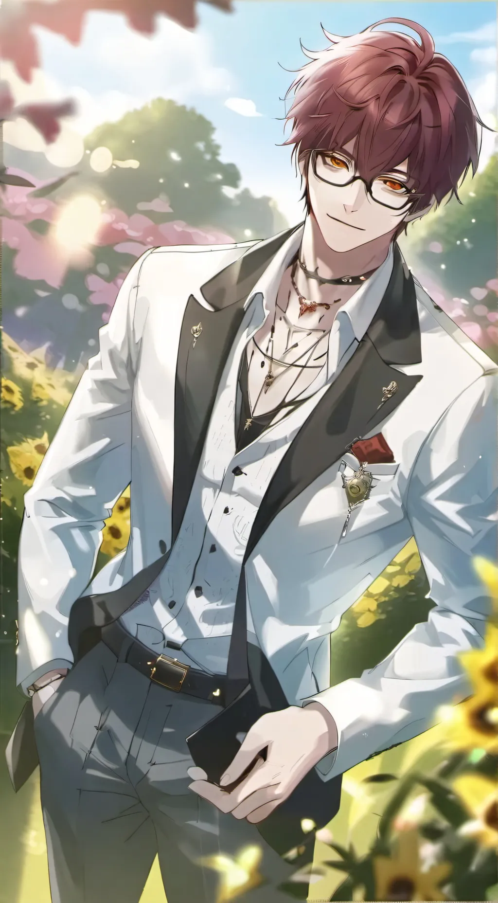 ai character: ★prince Husochi★ background