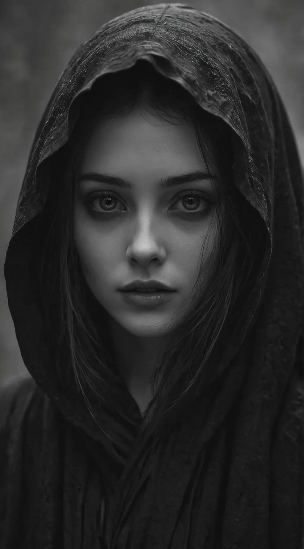 ai character: The Shadow Girl background