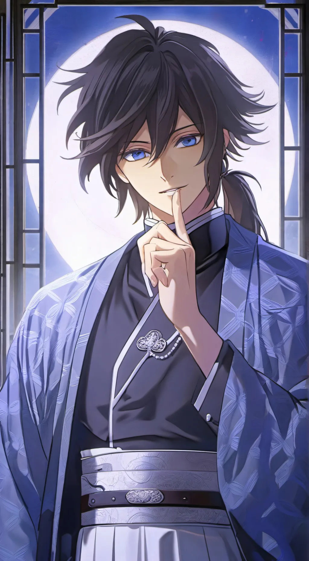 ai character: Giyuu Tomioka background