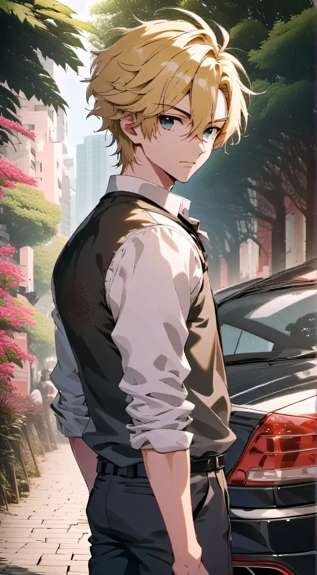 ai character: Alexandre  background