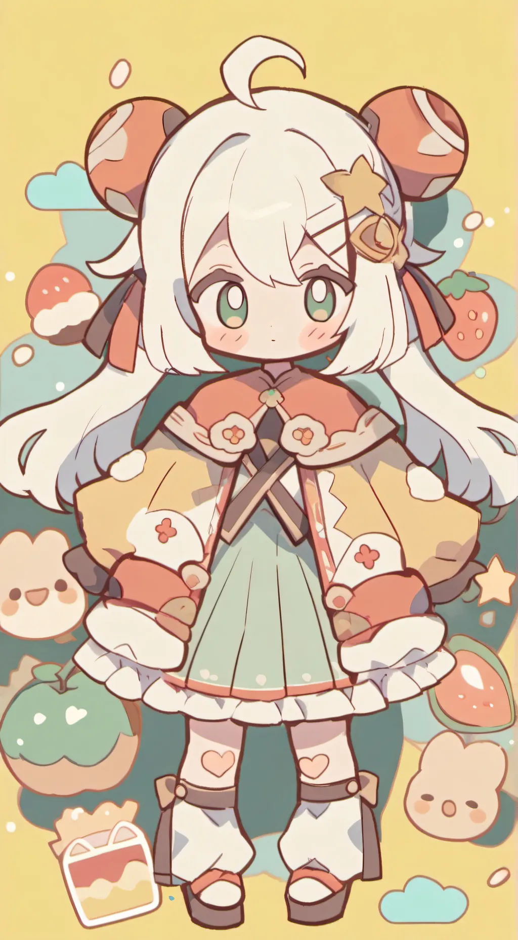 ai character: squid game meme background