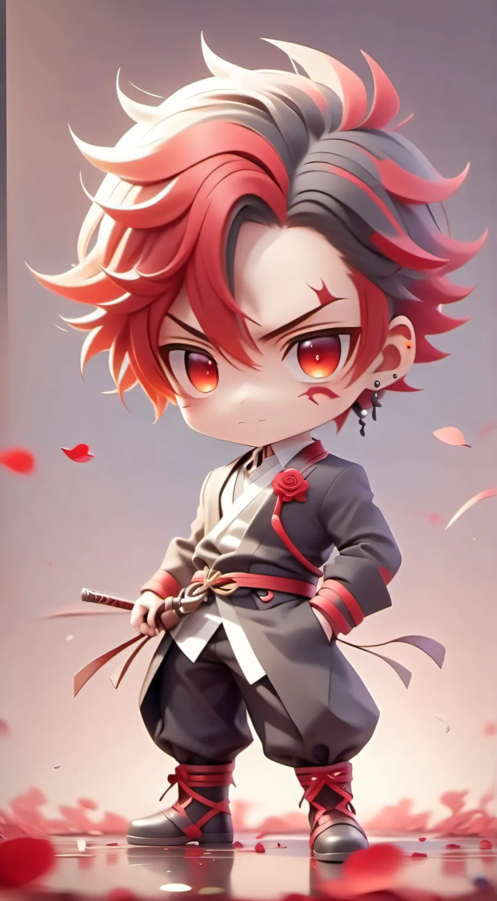 ai character: Sick... background