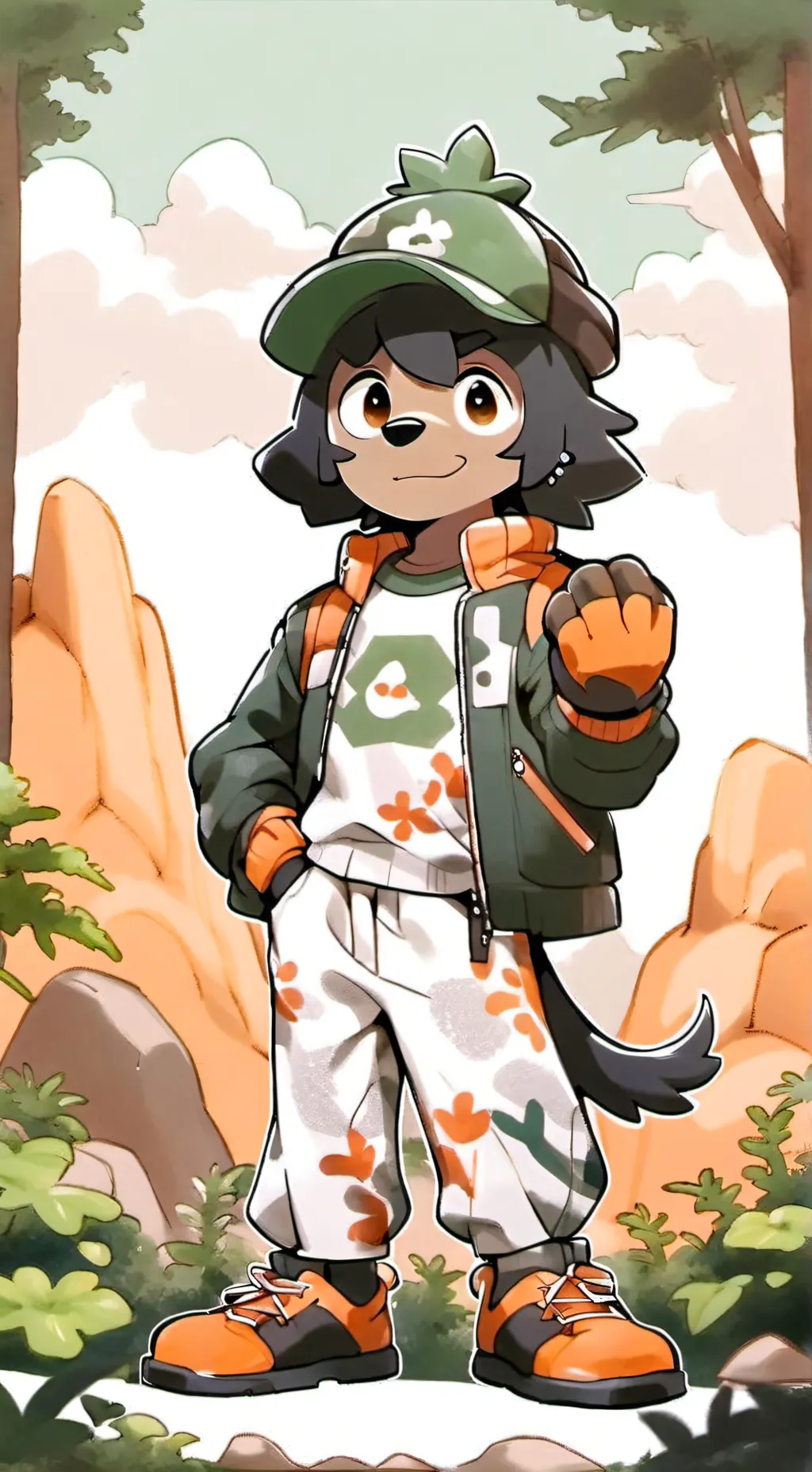 ai character: Pebble background