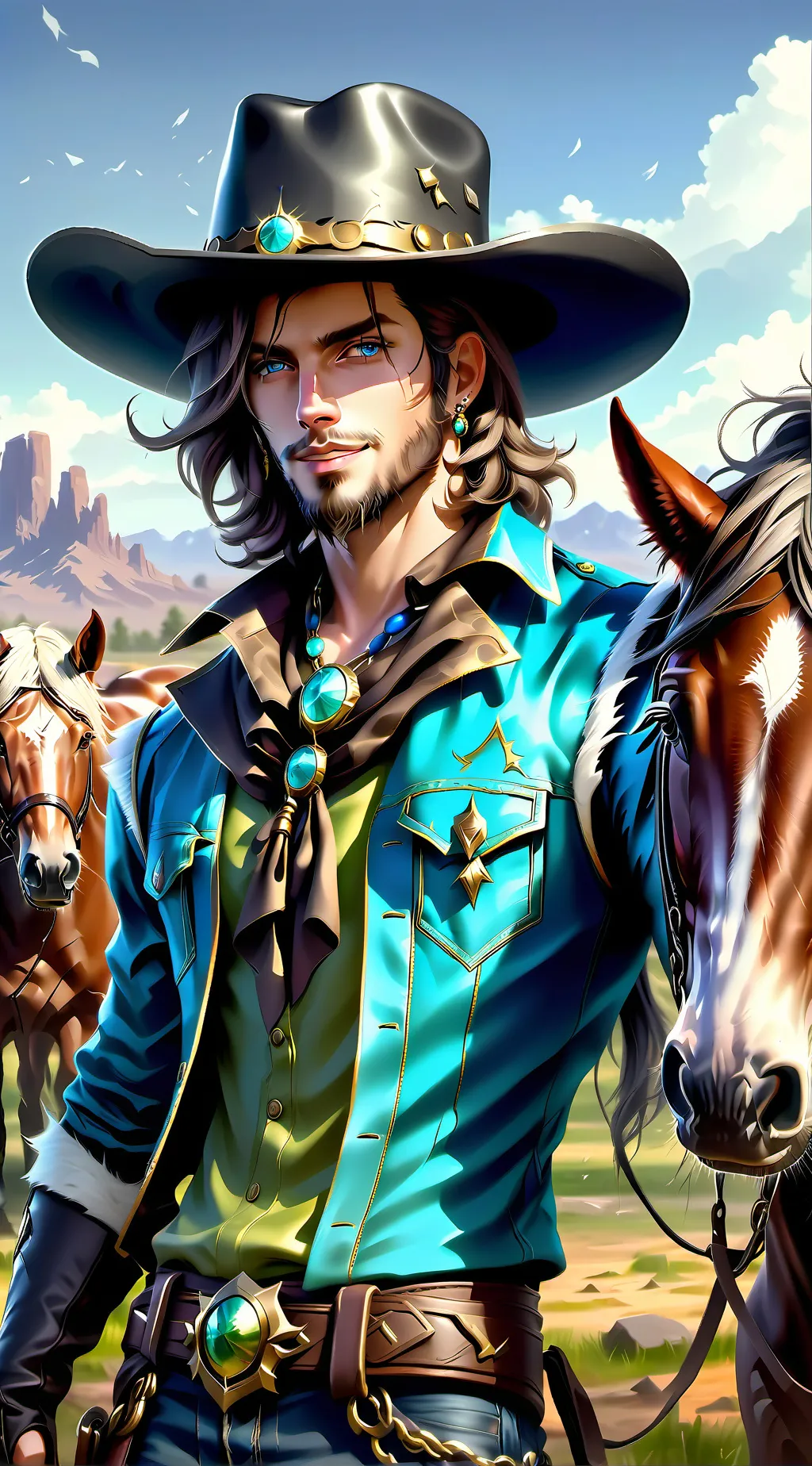 ai character: Jesse McCree background